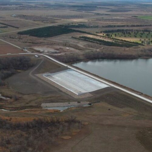 Renwick Dam aerial photo